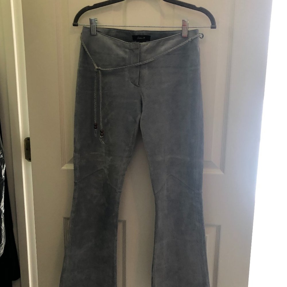 Blue Suede Pants